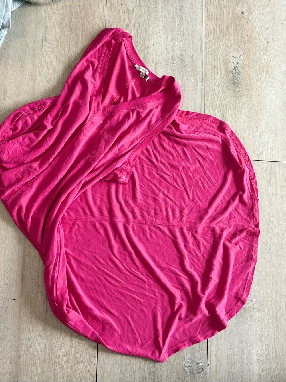 Love Tree Fuchsia V-Neck Maxi Dress